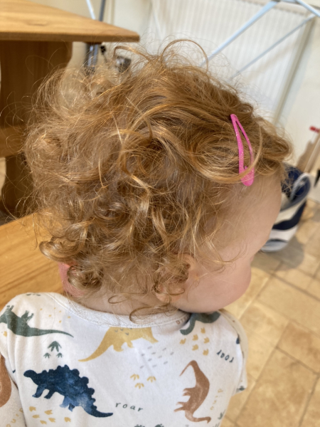 What colour is my daughter's hair?