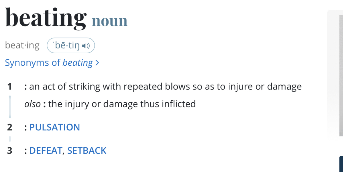 To be annoyed when people liken smacking a child to violence against women?