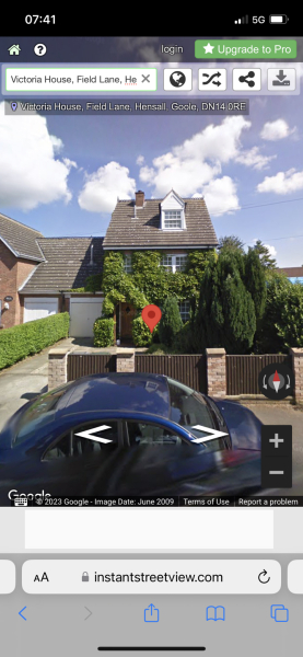 Someone seems to have gone out of their way to grow ivy over this new build property