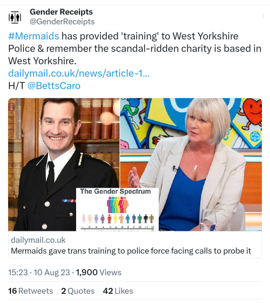 Yet more police idiocy.