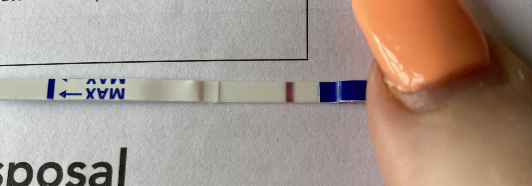 Can you see a hint of a line?