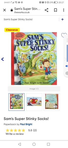 If my DC loves Sam's super stinky socks... Which book next?