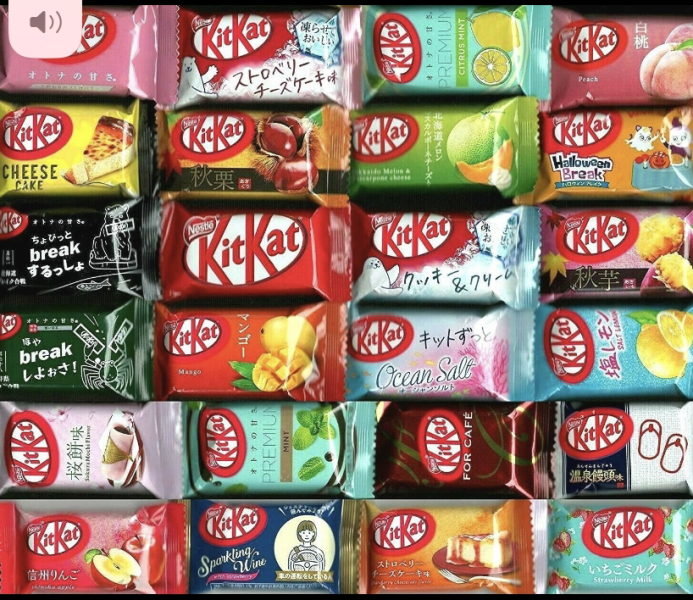 Japanese kit kats