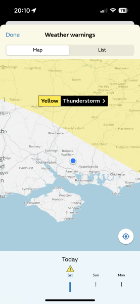 Storm Antoni warning