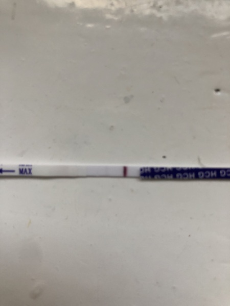 Faint positive Clear Blue