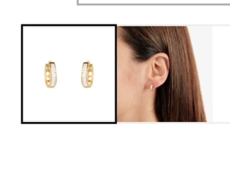 Gold hoop earrings - tacky or classy