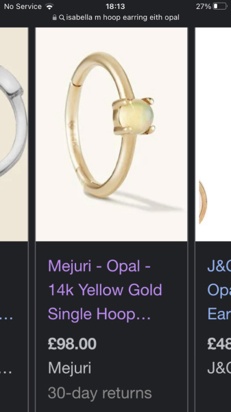 Gold hoop earrings - tacky or classy