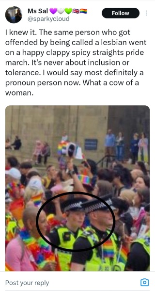 Yet more police idiocy.