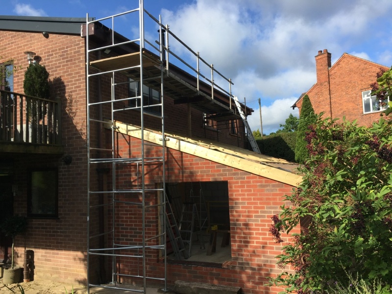 Self build extension 