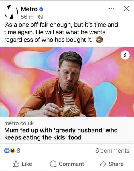 Fed up of my greedy husband