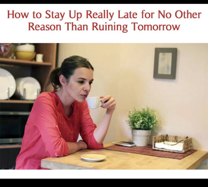 What time do you go to bed?