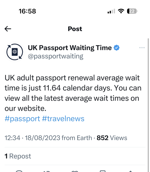 Anyone applied for a new passport y recently. How long did it take