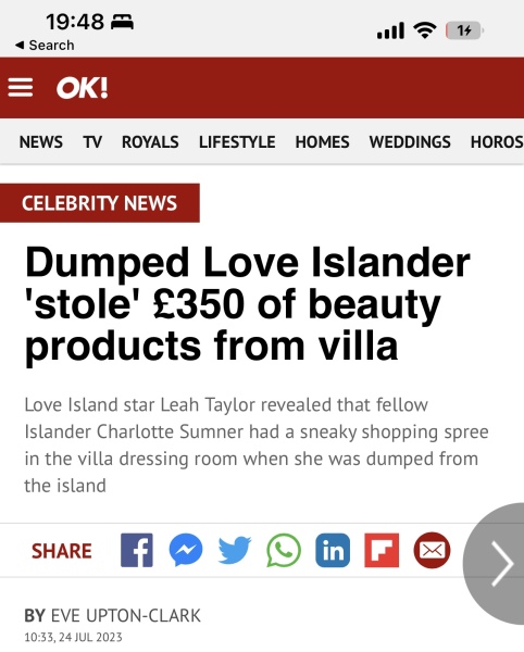 Love Island Thread 5: Roasted Crickets With a Side of Nobhead