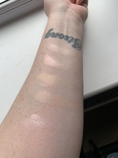 "Lit from within" highlighter