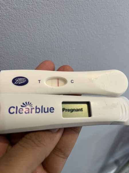 Thinner blue line, evap or faint positive?