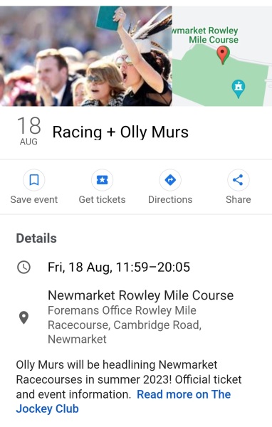 Olly Murs @ Newmarket Nights