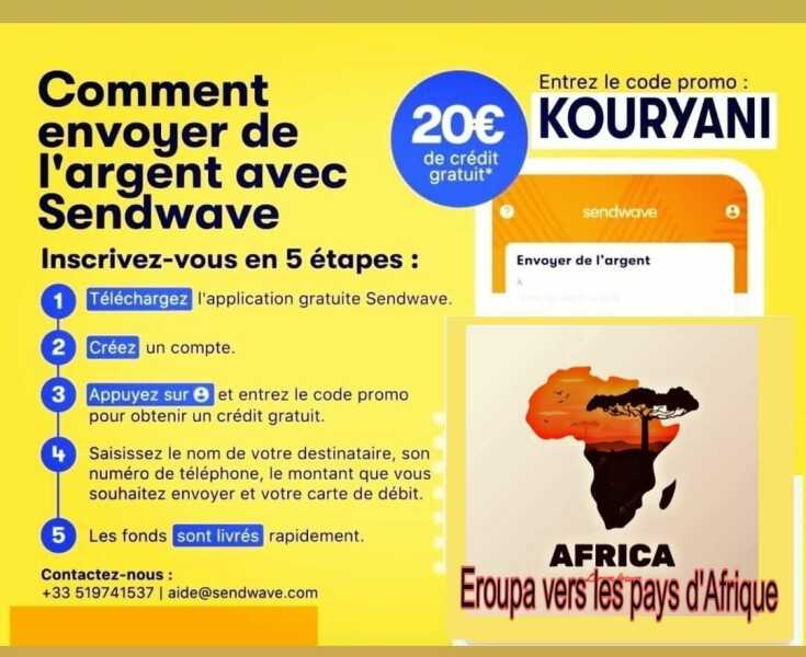 Send mony to afrique