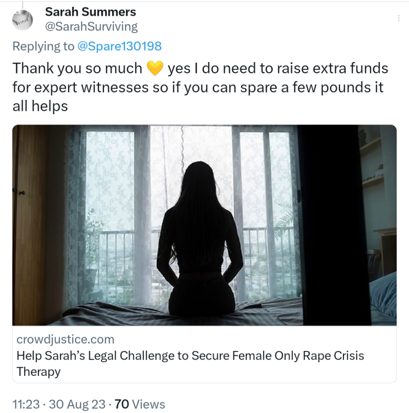 Big update on Rape Crisis legal challenge