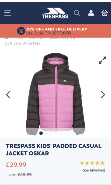 To not buy him the pink coat