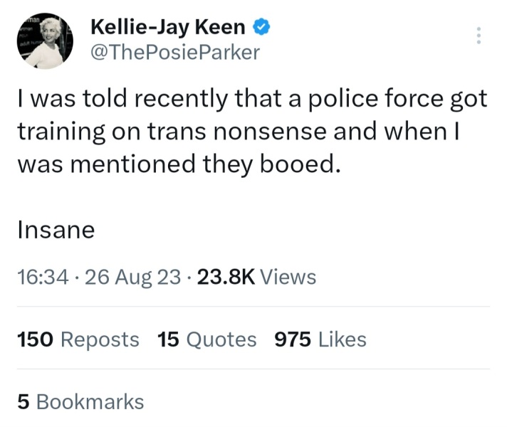 Yet more police idiocy.