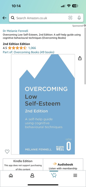 How did you raise your low self esteem?
