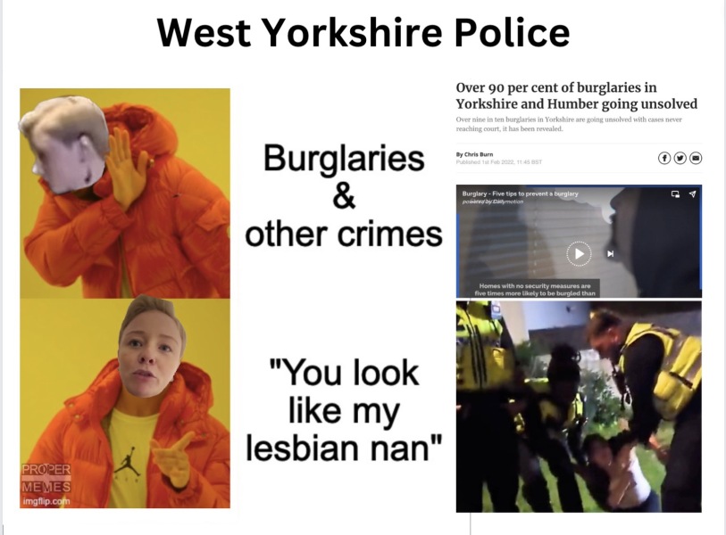 Yet more police idiocy.