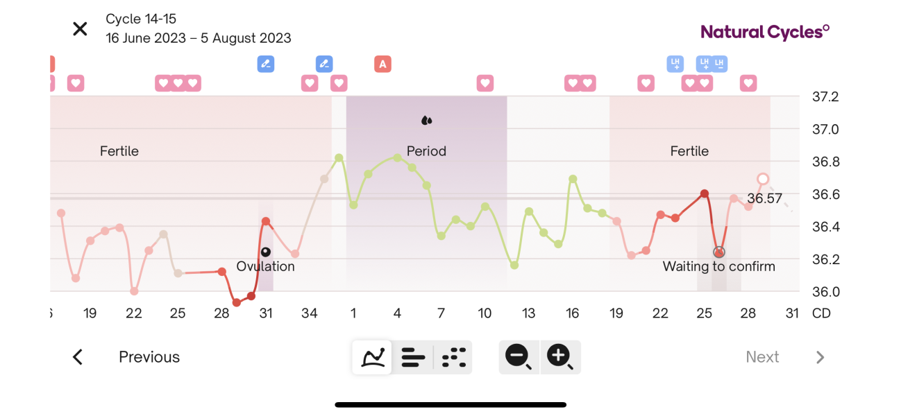 Can someone analyse my bbt chart