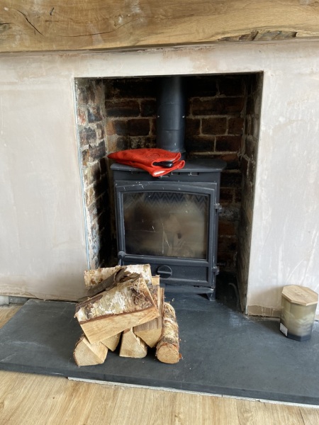 What to do with these ugly bricks in fireplace?