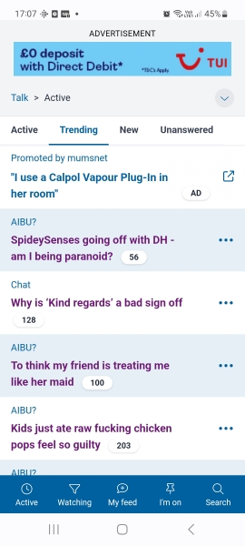 "Trending" stuck on old posts
