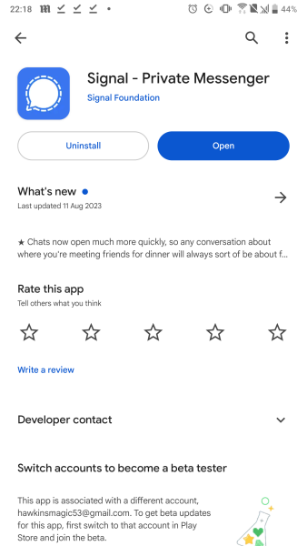 What message app for 11yo not Whatsapp?