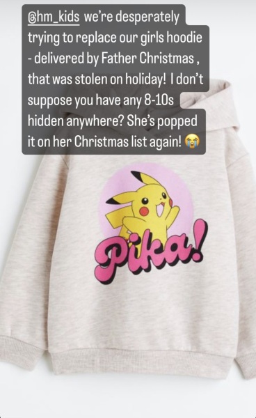 Looking for this H&M hoodie