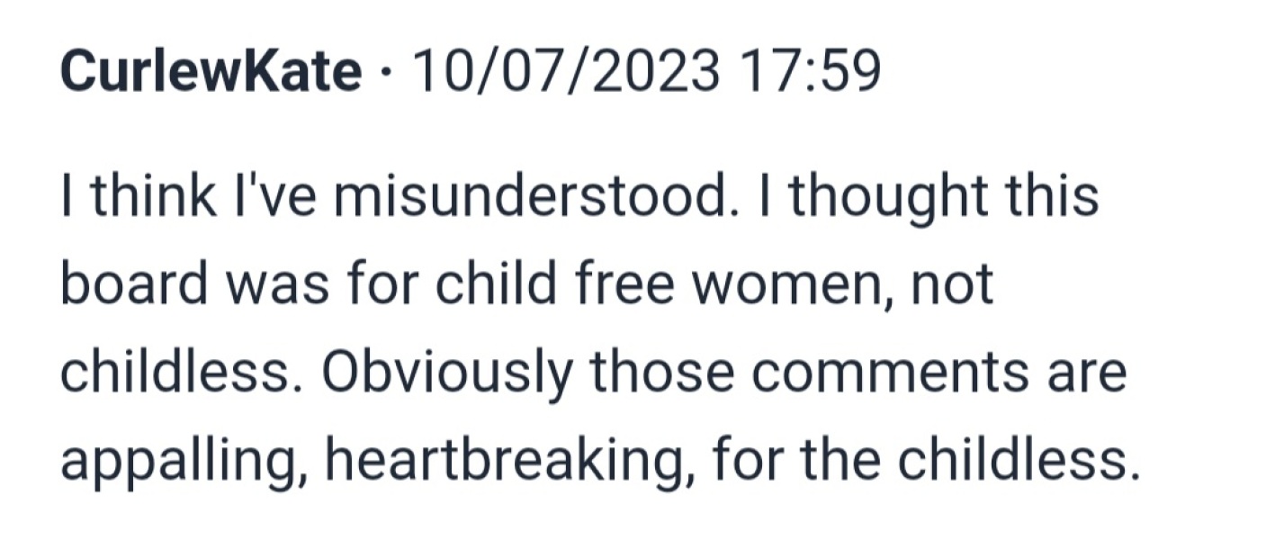 How do you define 'childfree'?