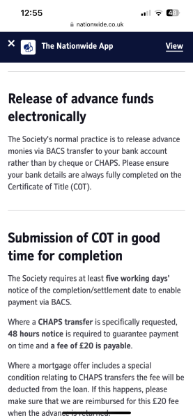 Who was liable for failure to get mortgage funds in time to complete