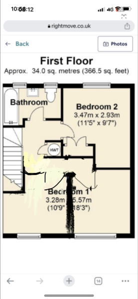 Splitting a room