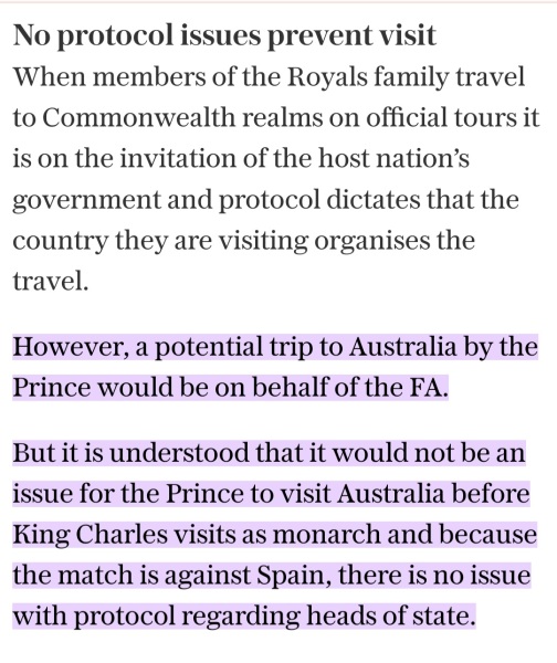 Womens' World Cup Final - Where's the PM?