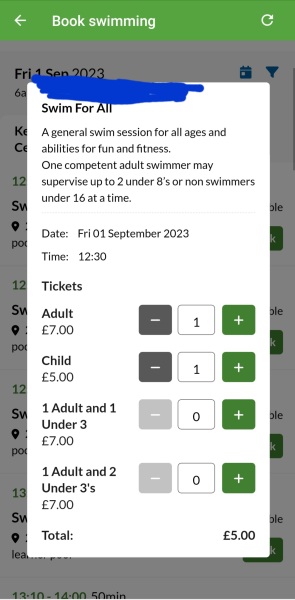 When did swimming become so expensive?
