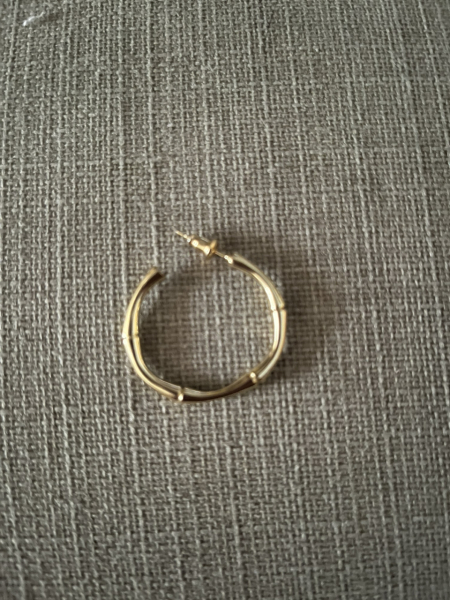 Gold hoop earrings - tacky or classy
