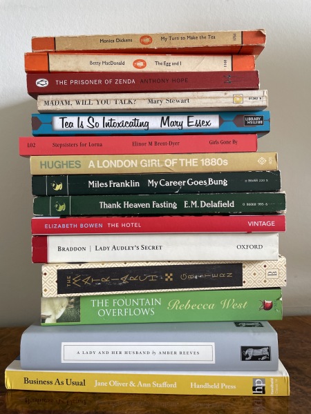 Books for the intelligent woman with the flu, please!