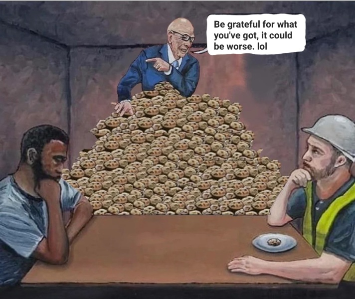 To think people with money would never understand