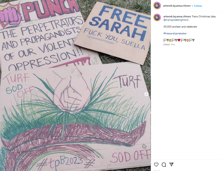 "If you see a terf ... " Sarah Jane Baker thread 2