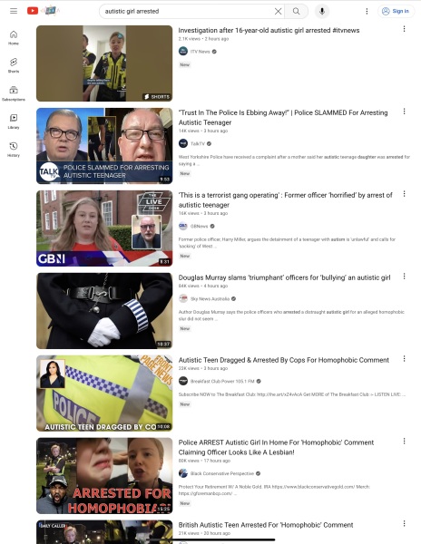 Yet more police idiocy.