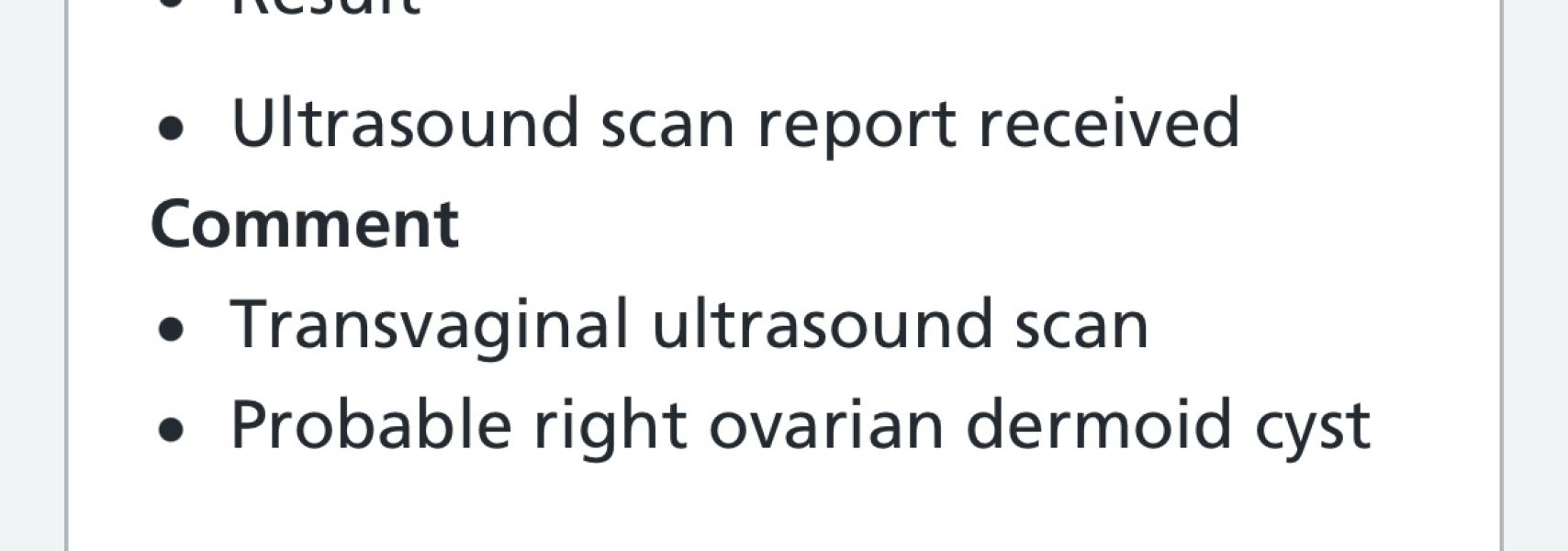 Ovary pain?!