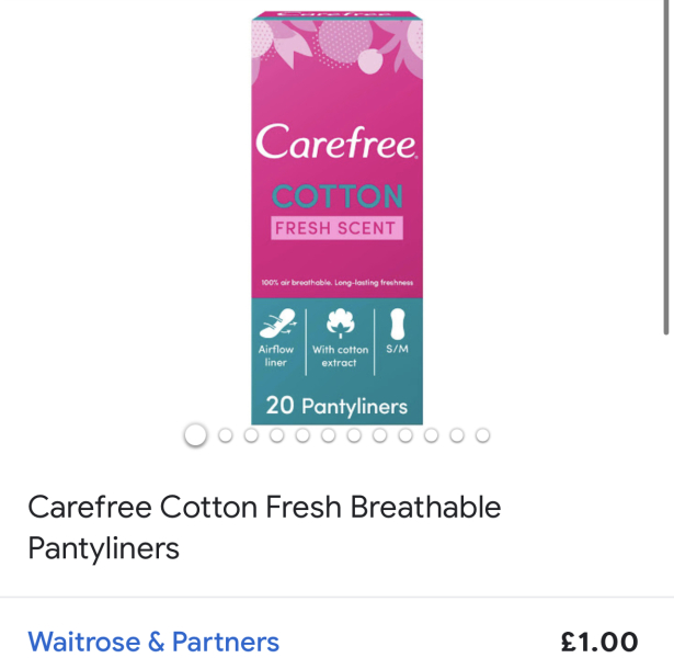 To wonder where the fudge my pantyliner is!?