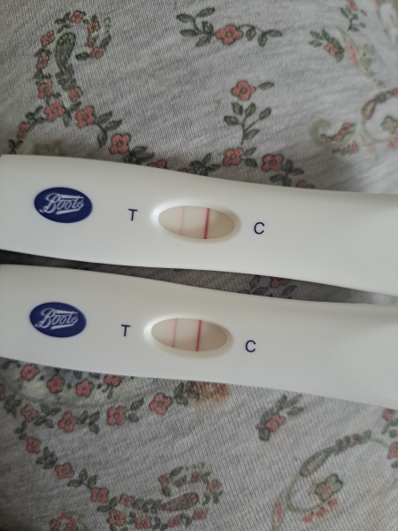 Faint positive or line eyes?