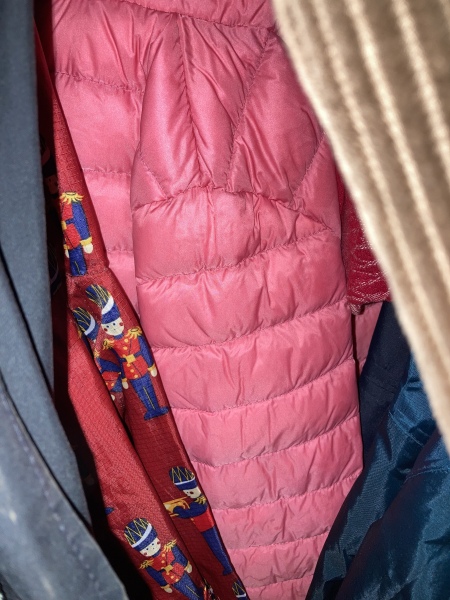 To not buy him the pink coat