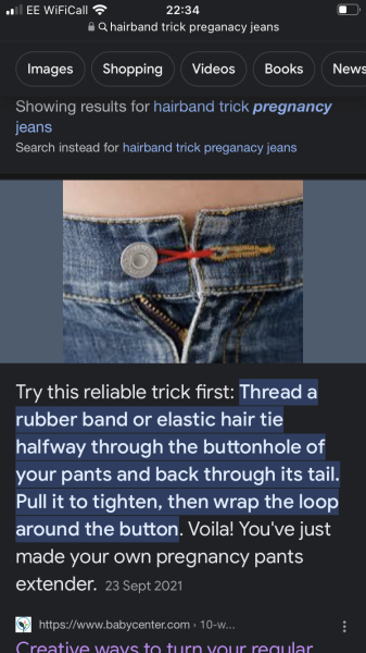 14 weeks and tight jeans…