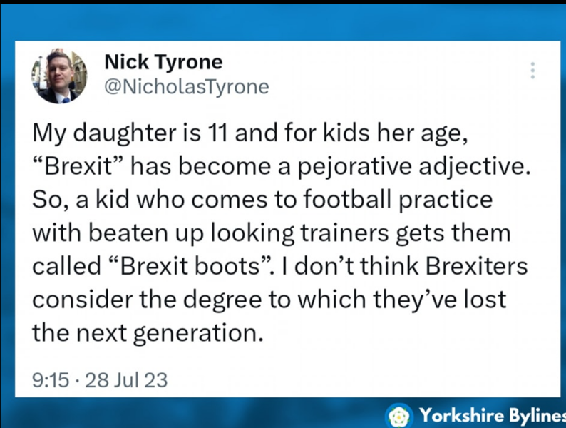 to still be angry about Brexit?