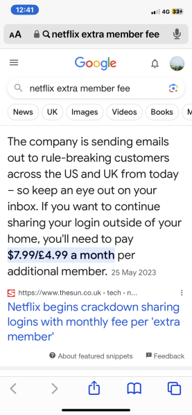 Netflix. Dd boyfriend using my account