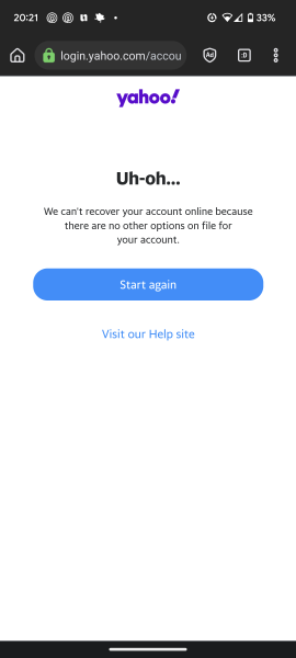 How do I contact Yahoo mail?