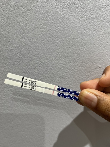 Thinner blue line, evap or faint positive?